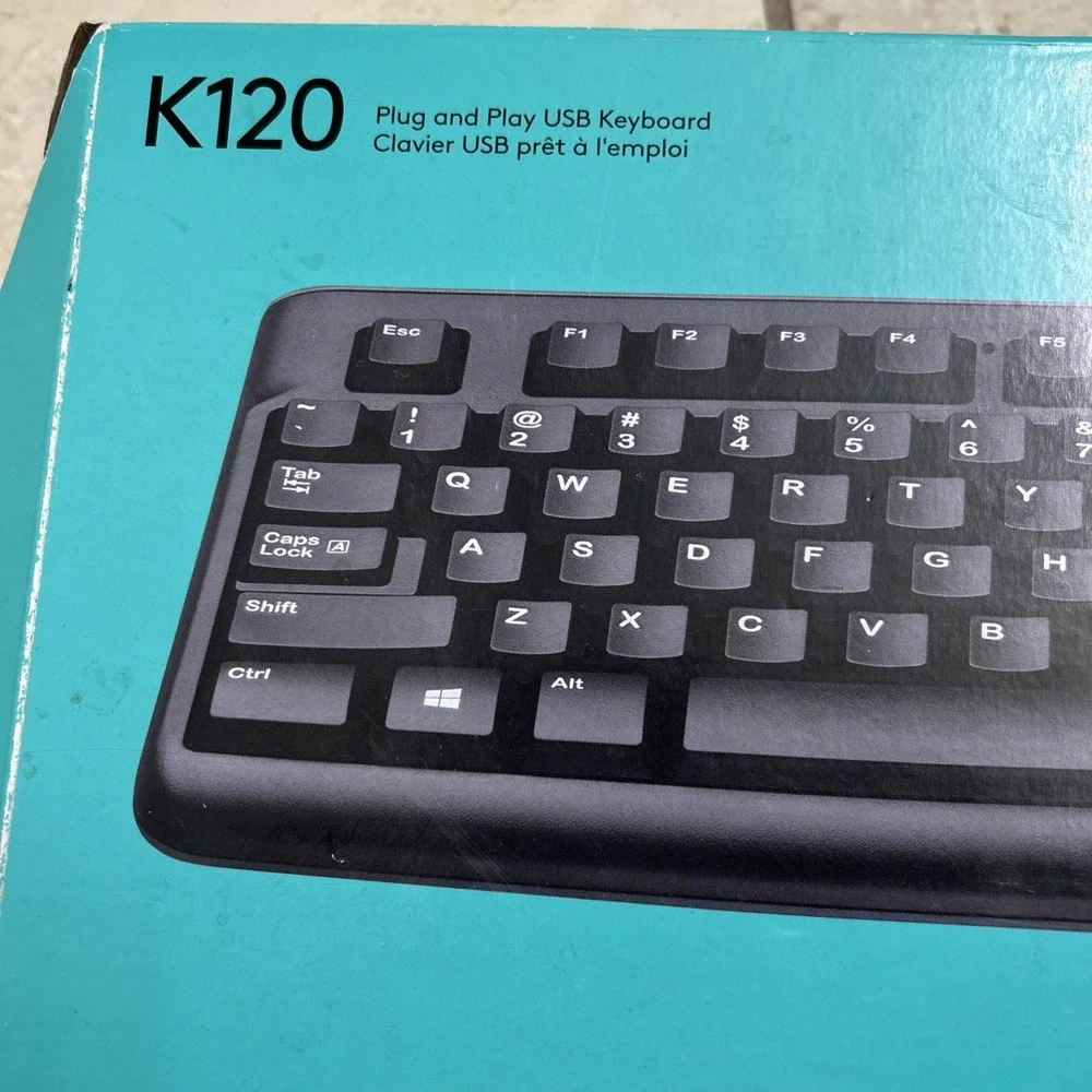 Logitech -‎ K120 Full-size Wired Membrane Keyboard for PC